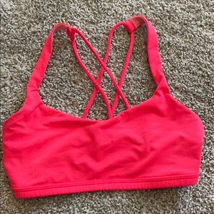 Lululemon pink sports bra